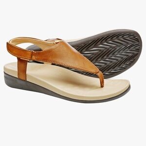 Arch support flip flop sandals NWT